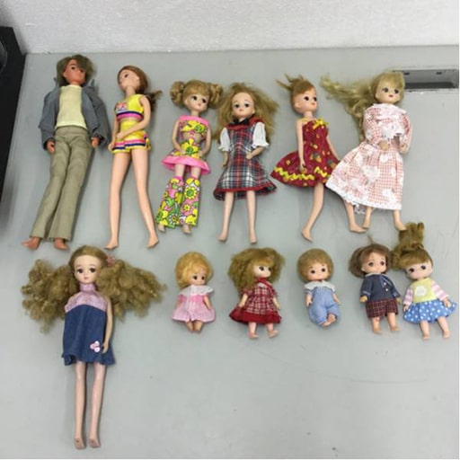 ドール-リカちゃん人形-などまとめて-12体